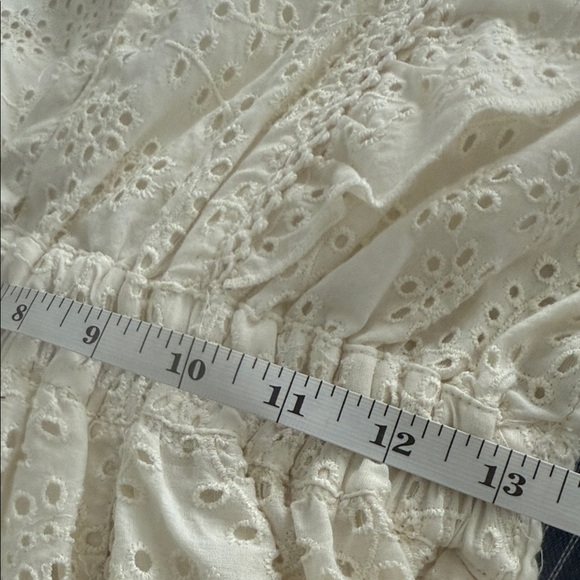 Chic White Ruffle Mini Dress - Picture 8 of 10